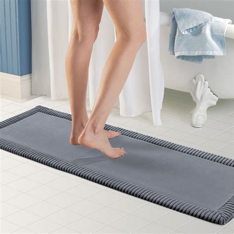 Non-Slip Memory Foam Bath Runner | Collections Etc.