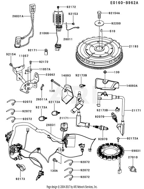 Kawasaki FX850V-AS48 4 Stroke Engine FX850V Parts Diagram for ELECTRIC ...