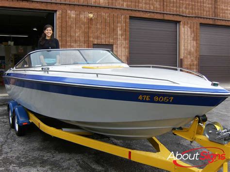 Boat Graphics Wraps, Decals and Lettering in Halton, Ontario (See our Gallery)