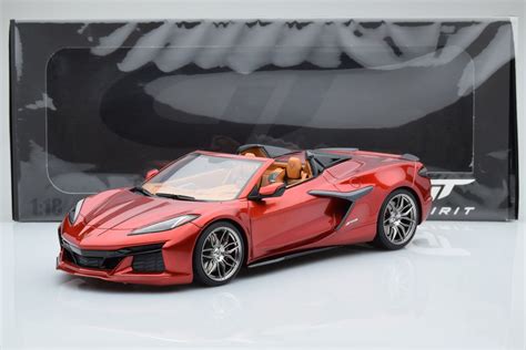 Chevrolet Corvette C8 Z06 Cabrio Red Mist GT Spirit 1/18 - New 2022 Model