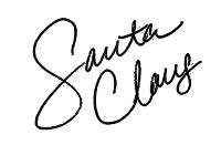 Santa Signature Clipart | Free download on ClipArtMag