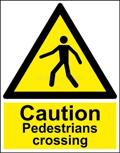 Caution Pedestrians Stock Illustrations – 807 Caution Pedestrians Stock Illustrations, Vectors ...