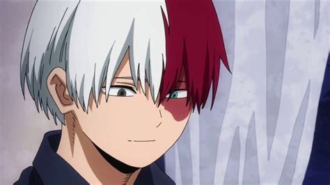 Shoto Todoroki Smiling Anime