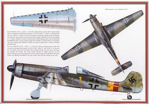 Asisbiz Focke Wulf Ta 152H1 7.JG301 Yellow 1 Germany 1945-0B