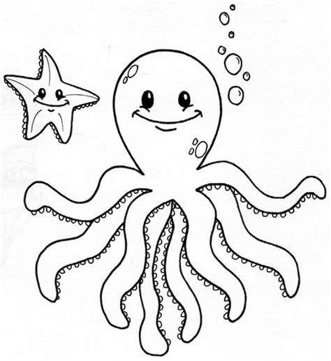 Octopus Coloring Pages Preschool - Coloring Page - Coloring Home