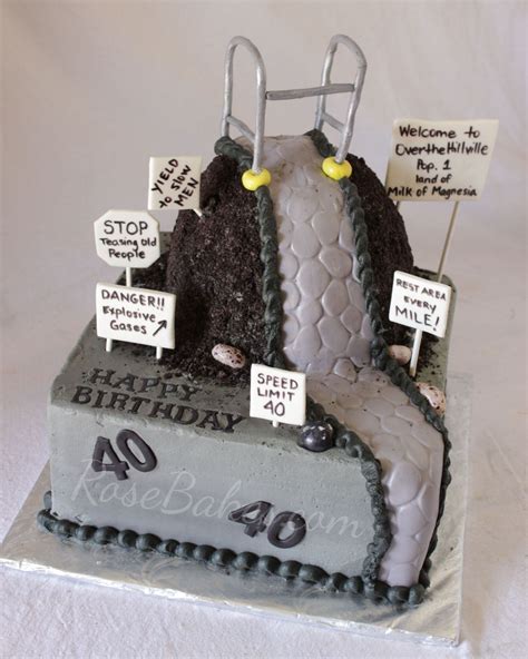 40th Mens Birthday Cake - BIRTHDAY HQP