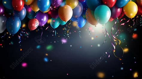 Happy Birthday Party Celebration Powerpoint Background For Free Download - Slidesdocs