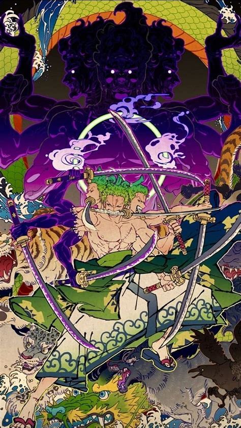 Roronoa Zoro and Ashura. Animes , Papel de parede anime, Personagens de anime, Roronoa Zoro ...