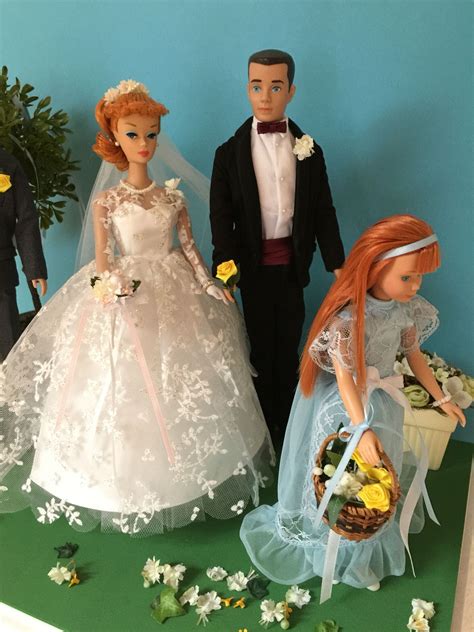 Barbie and Ken Wedding Day Old Barbie Dolls, Vintage Barbie Clothes, I ...