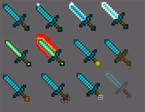 Minecraft Pixel Art Diamond Sword