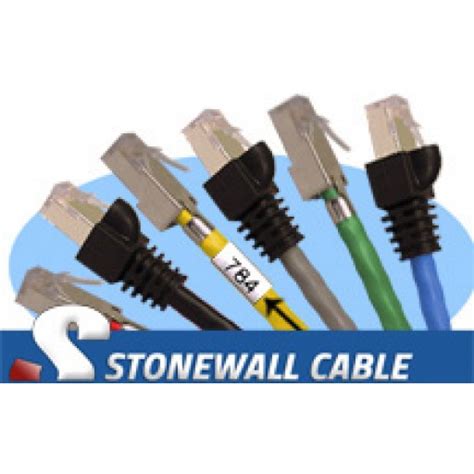 Cat5e Shielded Solid Patch Cable - Stonewall Cable