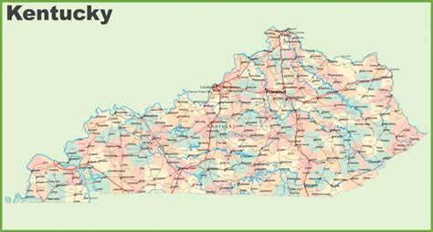 Printable Map Of Kentucky - Printable Map Of Kentucky | Printable Maps