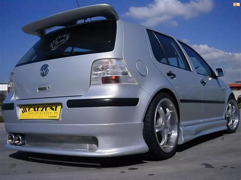 Volkswagen Golf 4, TUNING, Srebrny