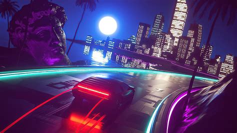 1920x1080 Outrun Ride 4k Laptop Full HD 1080P ,HD 4k Wallpapers,Images,Backgrounds,Photos and ...