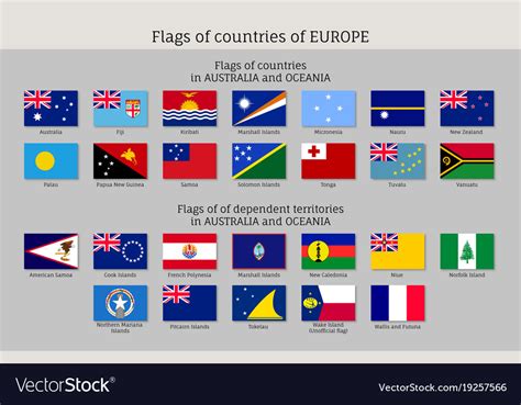 Pacific Countries Flags - About Flag Collections