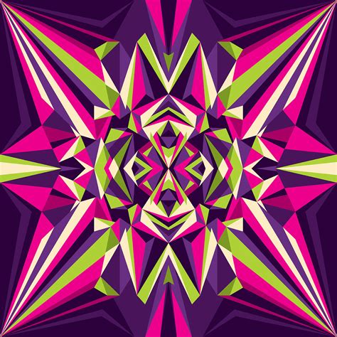 kaleidoscope pattern 198824 Vector Art at Vecteezy