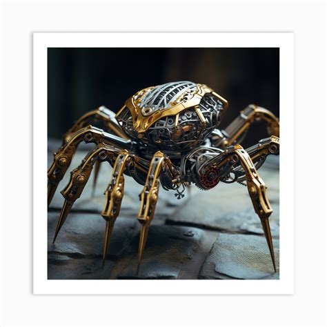 Mechanical Spider Art Print by NCM00 - Fy