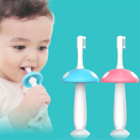 Silicone Kids Teether Training Toothbrushes For Children Baby Toothbrush Infant Newborn Dental ...