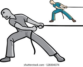 1,662 Cartoon Man Pulling Rope Royalty-Free Photos and Stock Images | Shutterstock