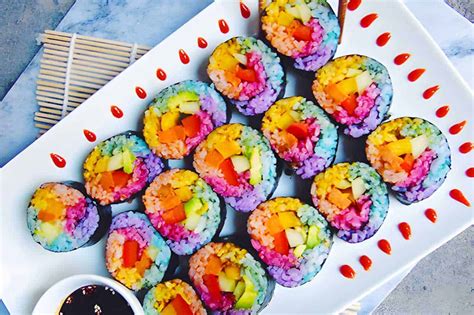 28 Best Rainbow Sushi Roll Recipes