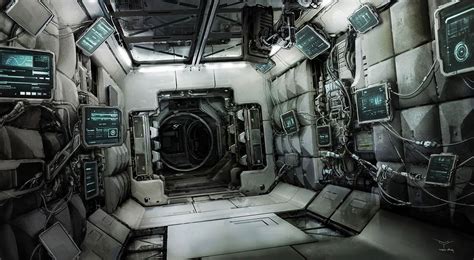 Spaceship Interior Concept Art