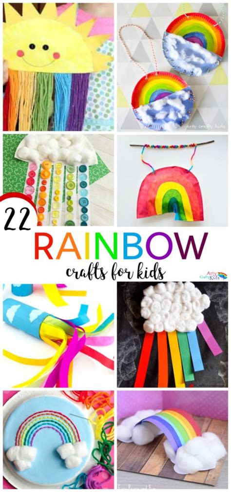 22 Rainbow Kids Crafts - Arty Crafty Kids