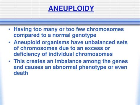 PPT - ANEUPLOIDY PowerPoint Presentation, free download - ID:2950515