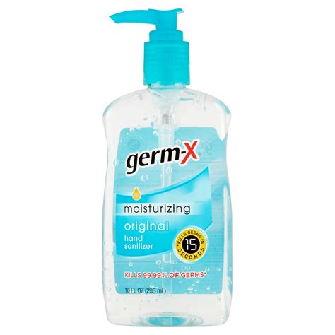 Germ-X Moisturizing Original Hand Sanitizer, 10 fl oz - Walmart.com