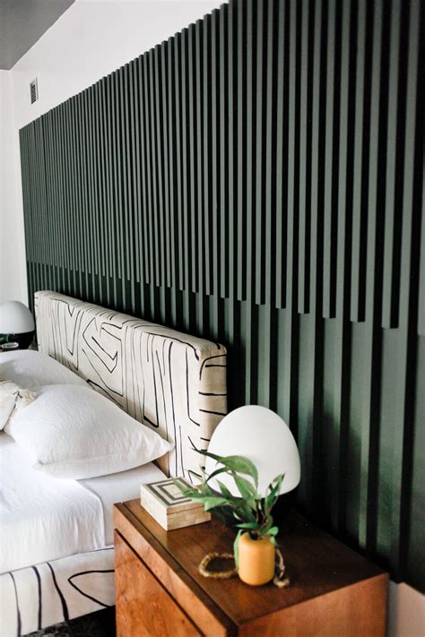 Geometric Wood Feature Walls - Home Improvement Blog