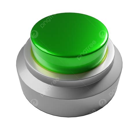 Green Push Button, 3d, Push, Button PNG Transparent Clipart Image and PSD File for Free Download