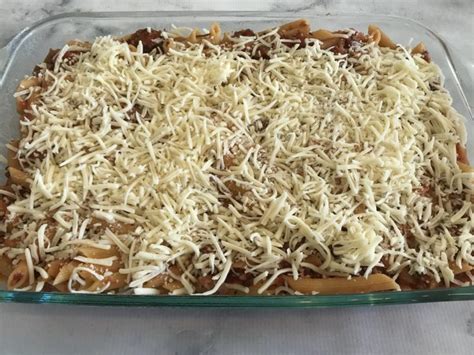 Easy Baked Ziti Casserole With Sweet Italian Sausage