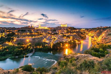 Matteo Colombo Travel Photography | Cityscape at sunset with river Tagus, Toledo, Spain | Stock ...