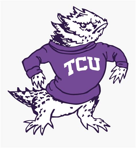 Vintage Tcu Horned Frog , Free Transparent Clipart - ClipartKey