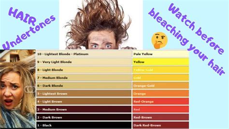 ++ 50 ++ bleach hair color level chart 938829-How to bleach level 6 ...