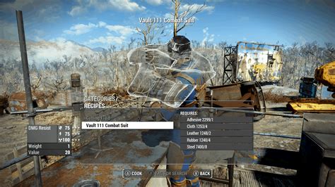 Vault 111 Combat Suit Standalone - Fallout 4 Mod Download