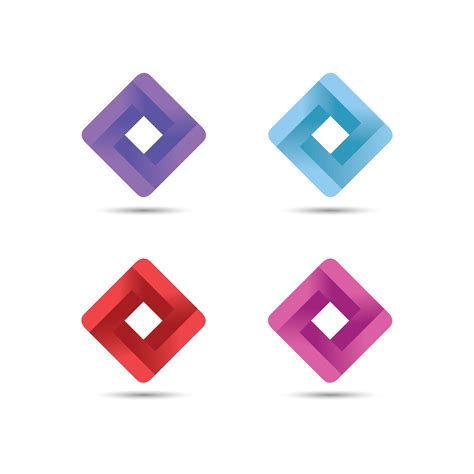 Square icon logo design concept 2853392 Vector Art at Vecteezy