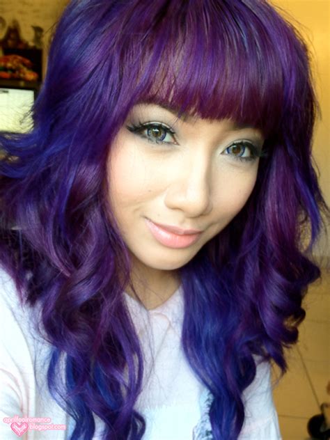 Dark Purple Curly Hair Tumblr