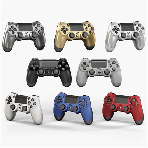 Sony PlayStation 4 Controller New Colors 3D asset