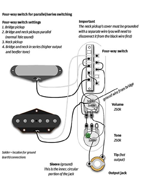 [DIAGRAM] 4 Way Wiring Diagram For Tele Telecaster Guitar - MYDIAGRAM.ONLINE