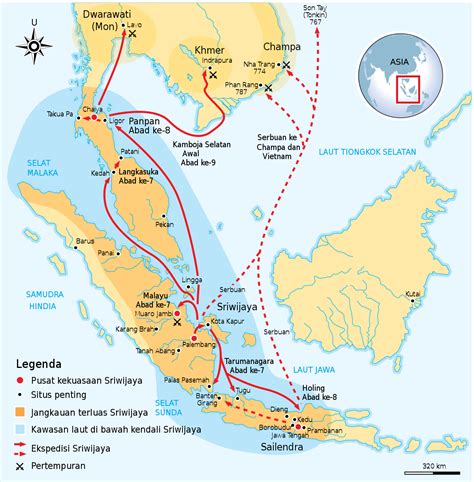 Detail Gambar Peta Kerajaan Sriwijaya Koleksi Nomer 2