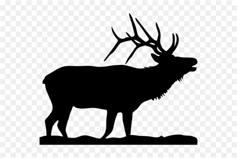 Free Elk Antlers Silhouette, Download Free Elk Antlers Silhouette png ...