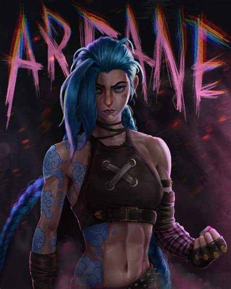 ArtStation - Arcane fanart, #jinx #arcane #jinxlol #jinxarcane #arcanefanart #artoflegend ...