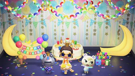 ACNH Birthday Party by StarryDoesStuff on DeviantArt