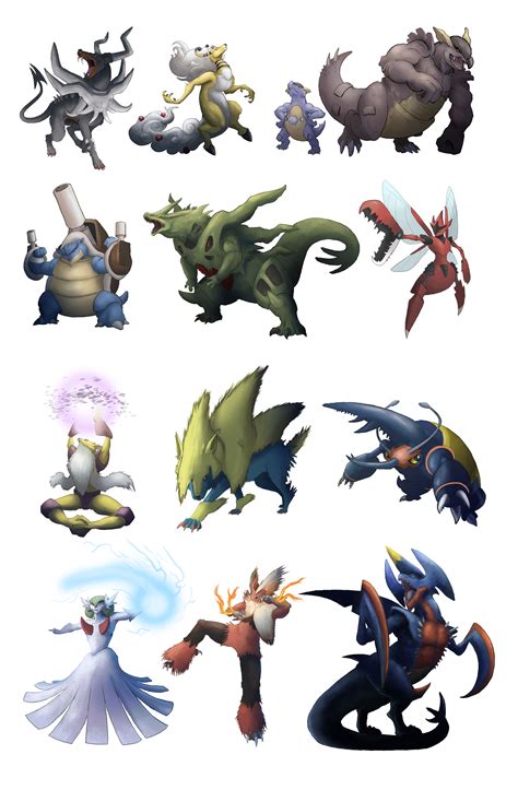 Mega Evolutions Mega Set by Legend13 on DeviantArt