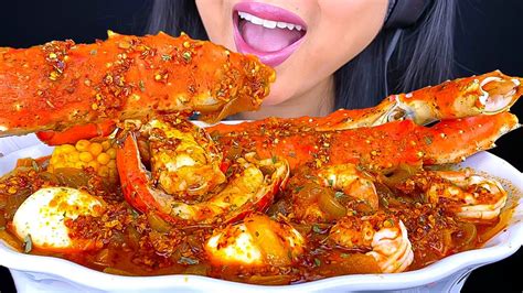 Asmr Giant King Crab Lobster Shrimp Seafood Boil Mukbang Eating | The Best Porn Website