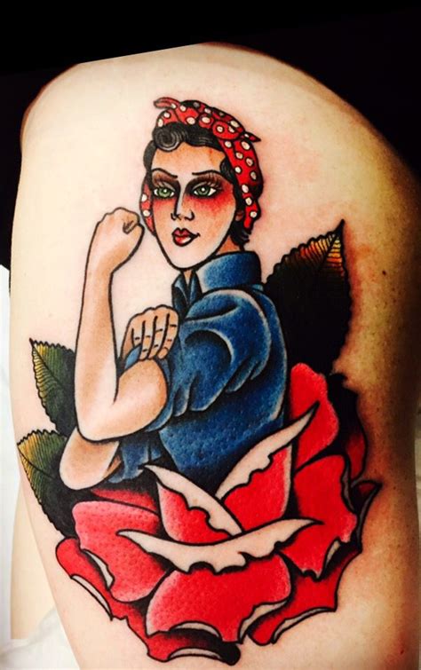 Rosie the Riveter tattoo | Skull tattoo, Picture tattoos, Tattoos