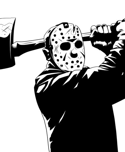 Jason Vorhees Drawing at GetDrawings | Free download