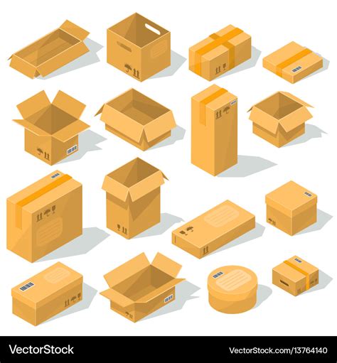 Cardboard Box Sizes Chart