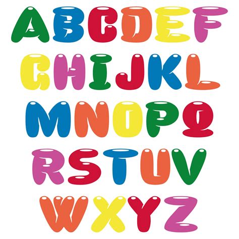 Printable Names In Bubble Letters