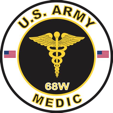 US Army MOS 68W Decal Medic